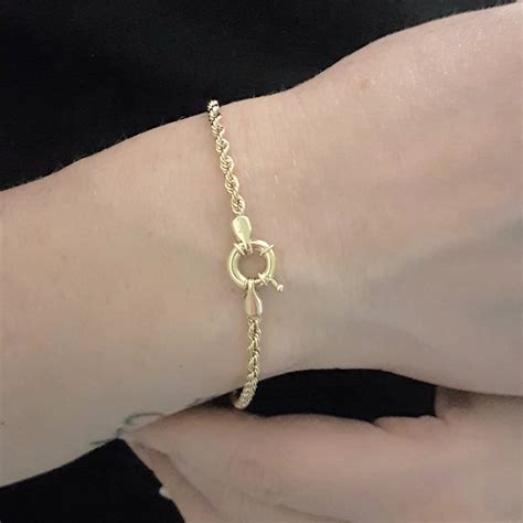 gold bracelette - real gold bracelet for women.